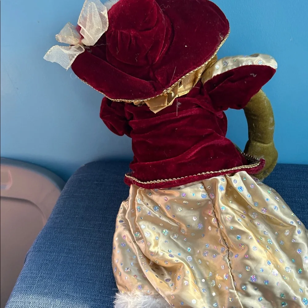 Mark Roberts vintage festive frog deco for Christmas - Picture 3 of 3